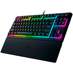 Razer Ornata V3 Tenkeyless, Low Profile Gaming Keyboard, US Layout, 8 Razer Chroma™ RGB Lighting Zones, Dedicated Media Keys, UV
