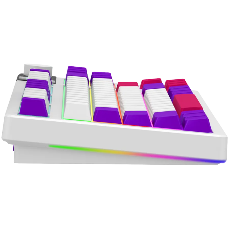 LORGAR KBP70TKLW, Wireless TKL Mechanical Gaming Keyboard Pro, White, EN layout - 1