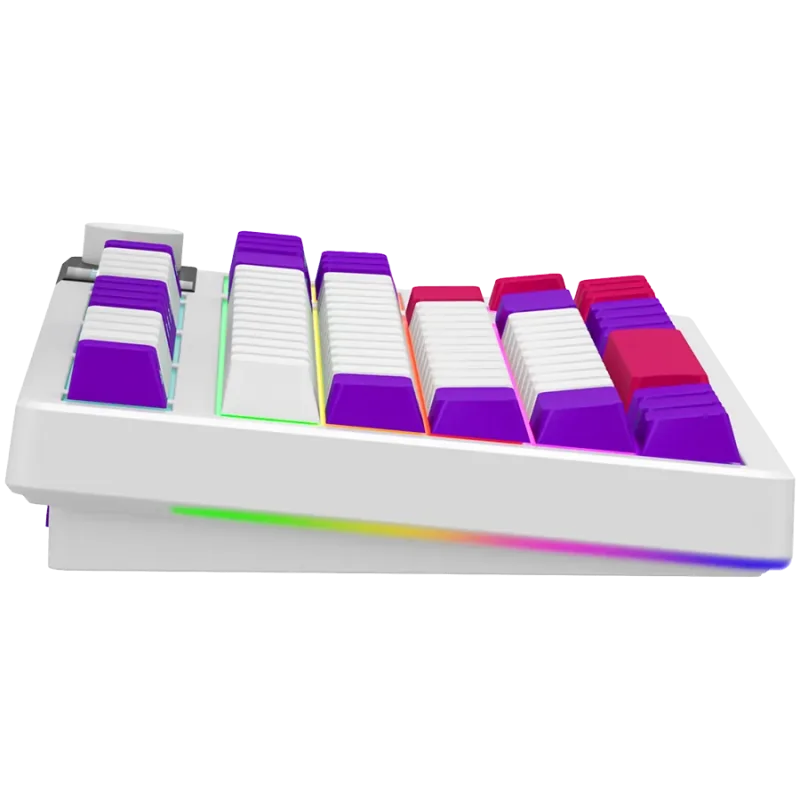 LORGAR KBP70TKLW, Wireless TKL Mechanical Gaming Keyboard Pro, White, EN layout - 1