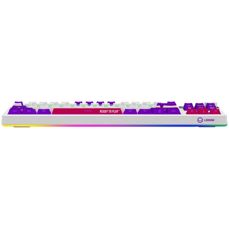 LORGAR KBP70TKLW, Wireless TKL Mechanical Gaming Keyboard Pro, White, EN layout - 1