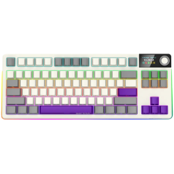 LORGAR KBP70TKLW, Wireless TKL Mechanical Gaming Keyboard Pro, Beige, EN layout - 1