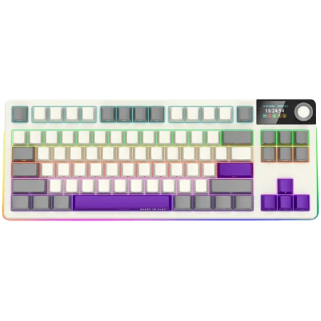LORGAR KBP70TKLW, Wireless TKL Mechanical Gaming Keyboard Pro, Beige, EN layout - 1