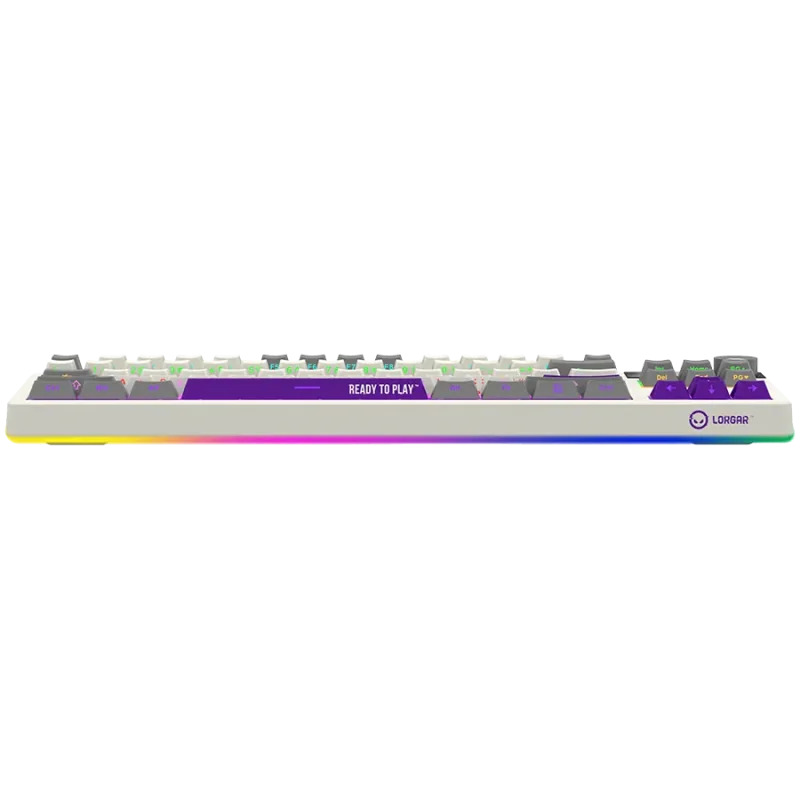 LORGAR KBP70TKLW, Wireless TKL Mechanical Gaming Keyboard Pro, Beige, EN layout - 1