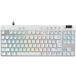 LOGITECH G PRO X TKL RAPID Gaming Keyboard - WHITE - US INT'L - USB - EMEA28i-935 - LINEAR - 1