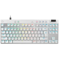 LOGITECH G PRO X TKL RAPID Gaming Keyboard - WHITE - US INT'L - USB - EMEA28i-935 - LINEAR - 1