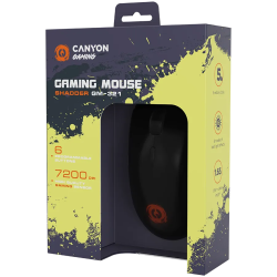 CANYON mouse Shadder GM-321 RGB 6buttons Wired Black - 6