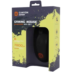 CANYON mouse Shadder GM-321 RGB 6buttons Wired Black - 6