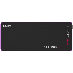 Lorgar Main 319, Gaming mouse pad, High-speed surface, Purple anti-slip rubber base, size: 900mm x 360mm x 3mm, weight 0.6kg - 1