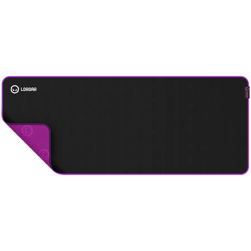 Lorgar Main 319, Gaming mouse pad, High-speed surface, Purple anti-slip rubber base, size: 900mm x 360mm x 3mm, weight 0.6kg - 1
