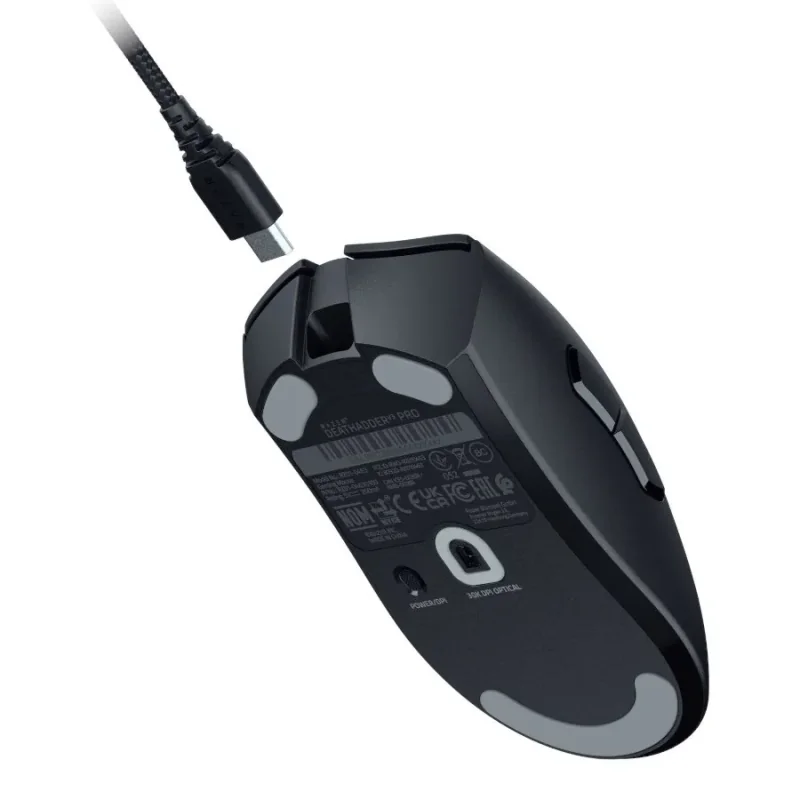 Razer DeathAdder V3 Pro Black, Wireless Gaming Mouse, True 30000 dpi, Focus Pro 30K Optical Sensor, Gen-3 Optical Mouse Switches