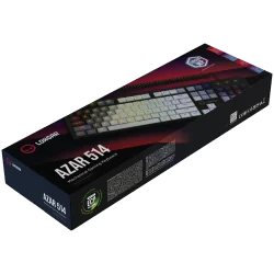 LORGAR Azar 514, Wired mechanical gaming keyboard, RGB backlight, 1680000 colour variations, 18 modes, keys number: 104, 50M cli
