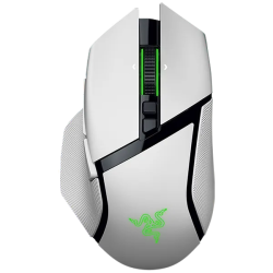Razer Basilisk V3 Pro 35K, White, Gaming Mouse, HyperSpeed Wireless, Bluetooth, Focus Pro 35K Optical Sensor Gen-2, 35000 DPI, C