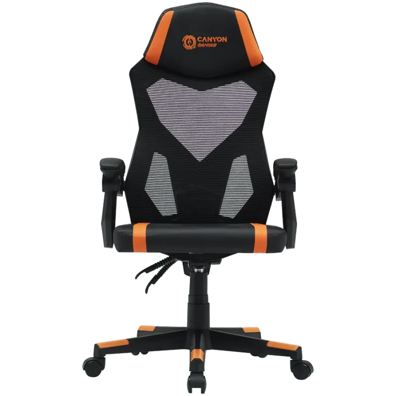 CANYON gaming chair Flow MCH01 Mesh Black Orange - 1