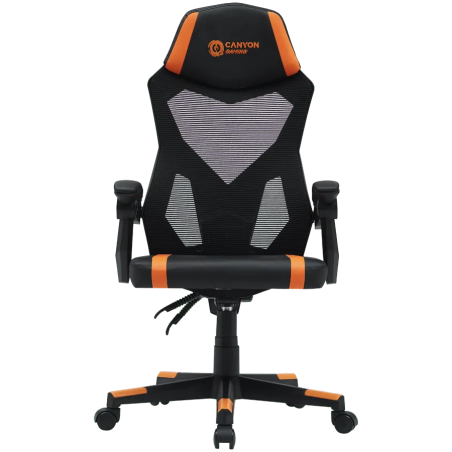 CANYON gaming chair Flow MCH01 Mesh Black Orange - 1
