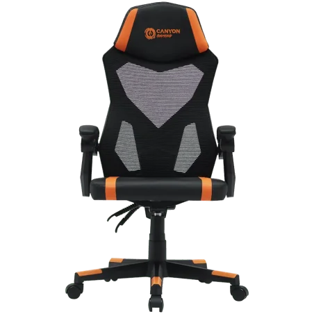 CANYON gaming chair Flow MCH01 Mesh Black Orange - 1