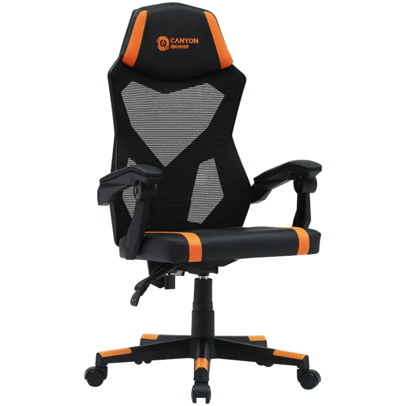 CANYON gaming chair Flow MCH01 Mesh Black Orange - 1