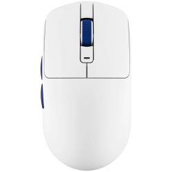 ROYAL KLUDGE M30 White Blue Gaming Mouse PAW 33111K - 1