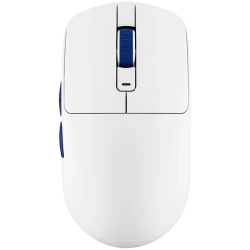 ROYAL KLUDGE M30 White Blue Gaming Mouse PAW 33111K - 1