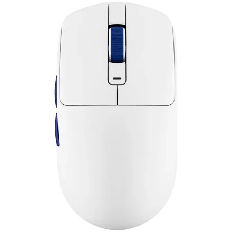 ROYAL KLUDGE M30 White Blue Gaming Mouse PAW 33111K - 1