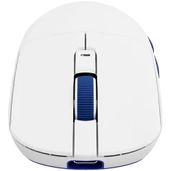 ROYAL KLUDGE M30 White Blue Gaming Mouse PAW 33111K - 4