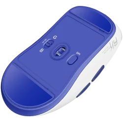 ROYAL KLUDGE M30 White Blue Gaming Mouse PAW 33111K - 5