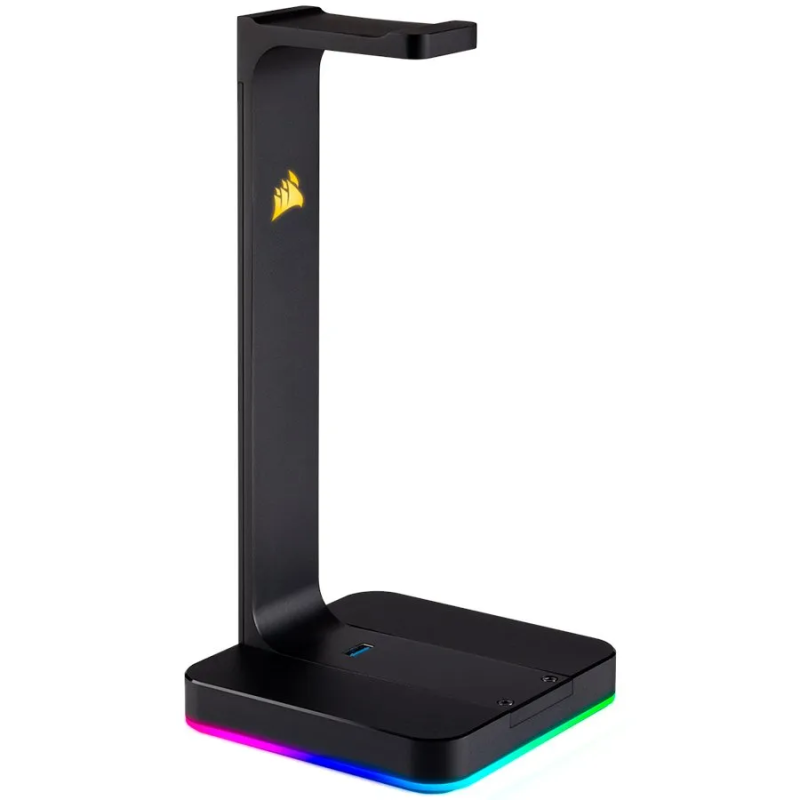 CORSAIR Gaming ST100 RGB Premium Headset Stand with 7.1 Surround Sound - 1