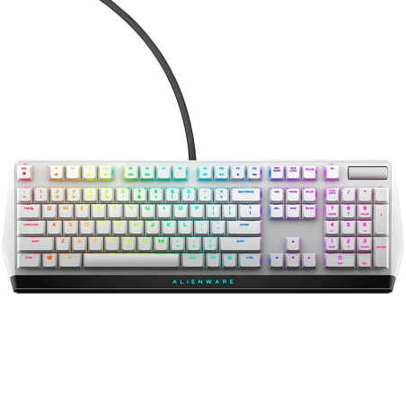 Alienware 510K Low-profile RGB Mechanical Gaming Keyboard - AW510K (Lunar Light) - 1