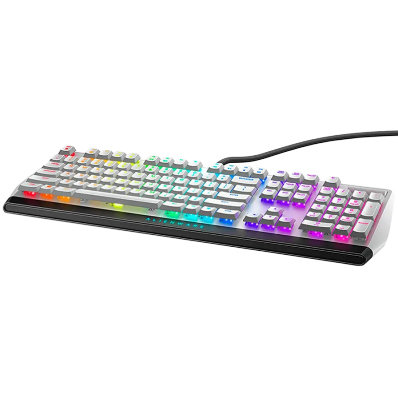 Alienware 510K Low-profile RGB Mechanical Gaming Keyboard - AW510K (Lunar Light) - 1
