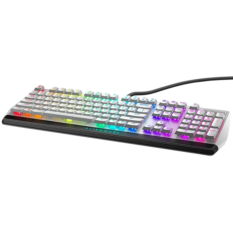 Alienware 510K Low-profile RGB Mechanical Gaming Keyboard - AW510K (Lunar Light) - 1