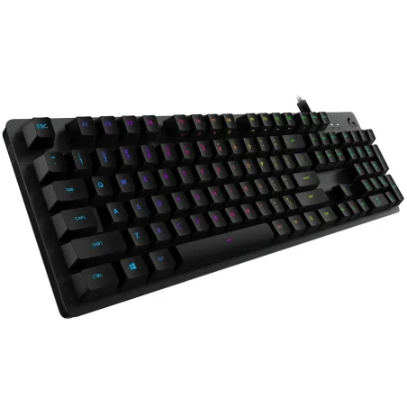 LOGITECH G512 Carbon RGB Mechanical Gaming Keyboard, GX Blue - CARBON - US INT'L - USB - INTNL - G512 CLICKY - 1