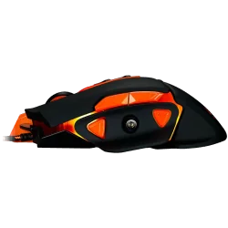 CANYON Optical gaming mouse, adjustable DPI setting 800/1000/1200/1600/2400/3200/4800/6400, LED backlight, moveable weight slot 