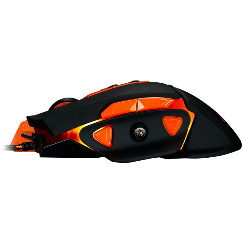 CANYON Optical gaming mouse, adjustable DPI setting 800/1000/1200/1600/2400/3200/4800/6400, LED backlight, moveable weight slot 