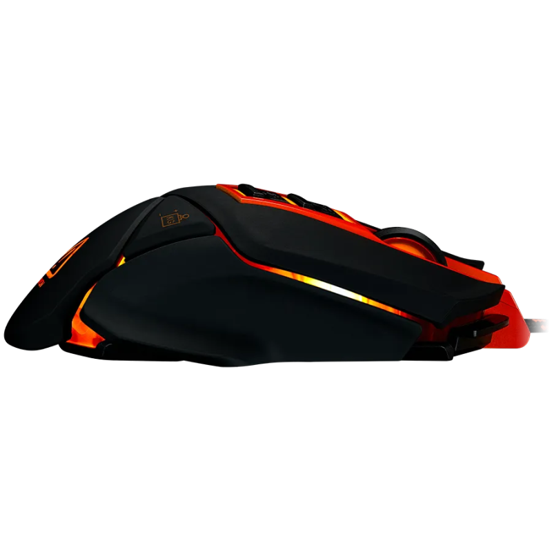 CANYON Optical gaming mouse, adjustable DPI setting 800/1000/1200/1600/2400/3200/4800/6400, LED backlight, moveable weight slot 