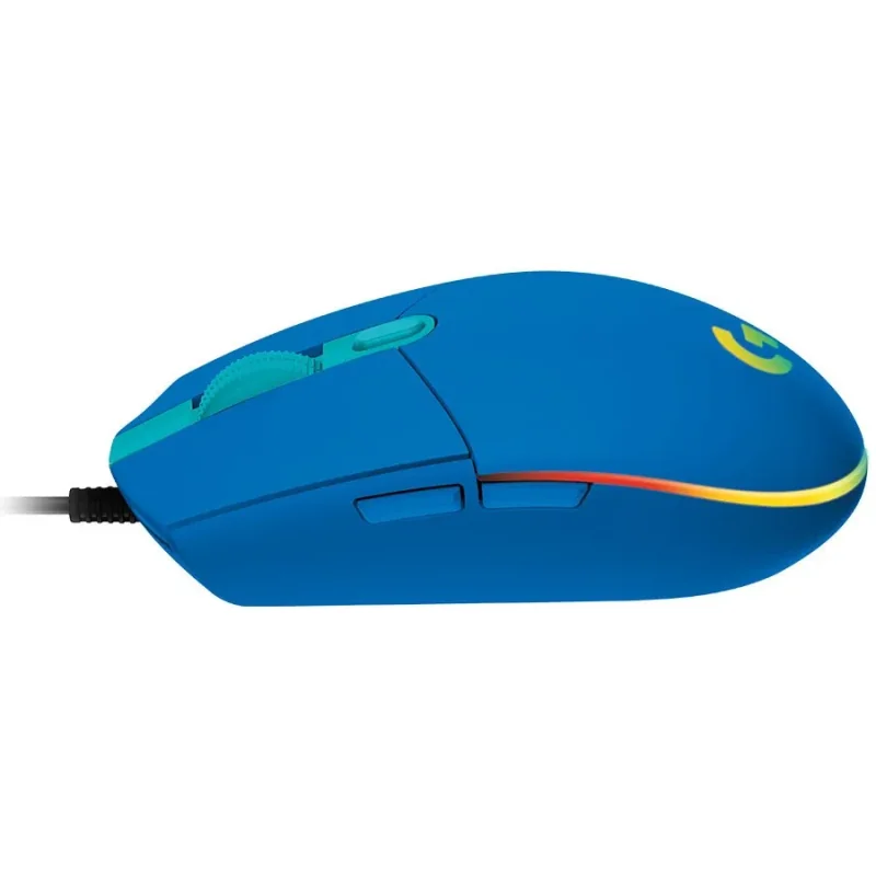 LOGITECH G203 LIGHTSYNC Corded Gaming Mouse - BLUE - USB - 1
