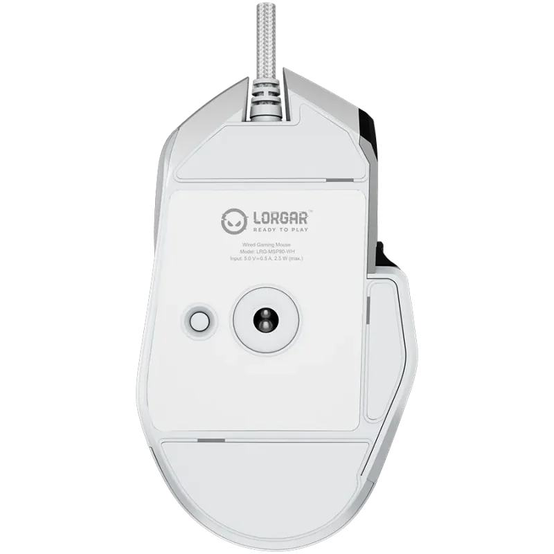 LORGAR MSP80, 8000 Hz Gaming Mouse Pro, White - 1