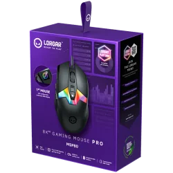 LORGAR MSP80, 8000 Hz Gaming Mouse Pro, Black - 8