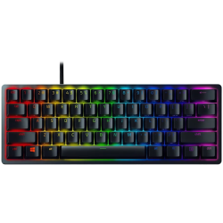 Razer Huntsman Mini - Clicky Optical (Purple Switch) - US - Black, Gaming Keyboard, Razer™ Optical Switches, size 60%, RGB Chrom