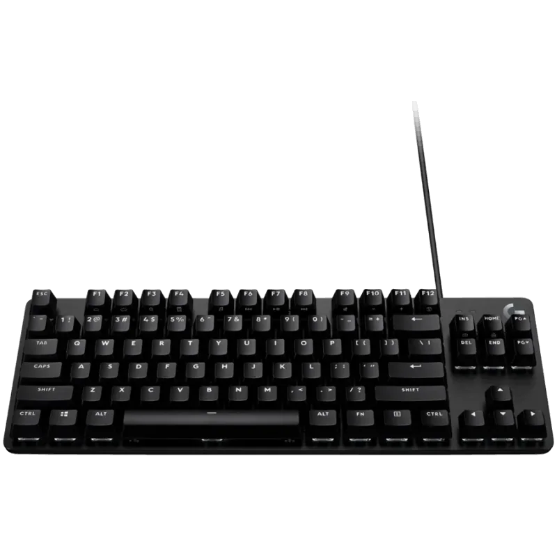 LOGITECH G413 TKL SE Corded Mechanical Gaming Keyboard - BLACK - US INT'L - USB - TACTILE - 1