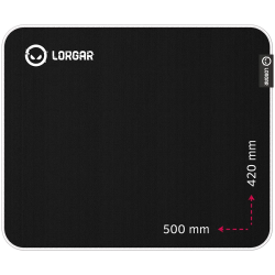 Lorgar Legacer 755, Gaming mouse pad, Ultra-gliding surface, Purple anti-slip rubber base, size: 500mm x 420mm x 3mm, weight 0.4