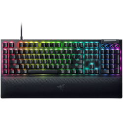 Razer BlackWidow V4 Mechanical Gaming Keyboard, US Layout, Green Switch, Razer Chroma™ RGB, 6 Macro Keys, Lubricated Stabilizers