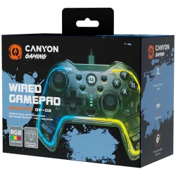 CANYON gamepad Brighter GP-02 Wired Crystal - 5