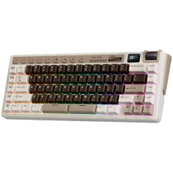 ROYAL KLUDGE RK M70 Mocha Grey Gaming Keyboard Cream switch - 2