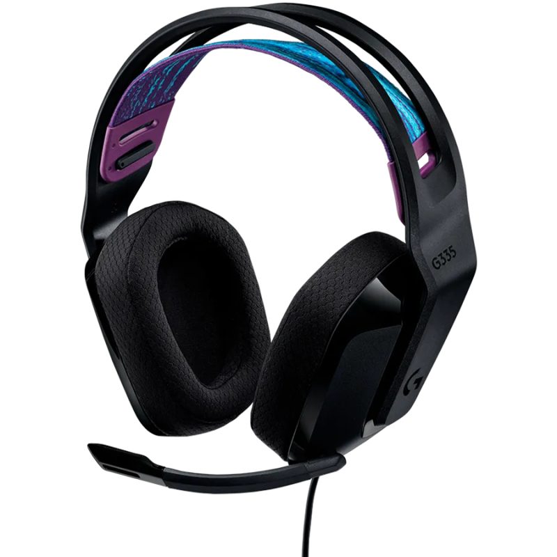 LOGITECH G335 Wired Gaming Headset - BLACK - 3.5 MM - 1
