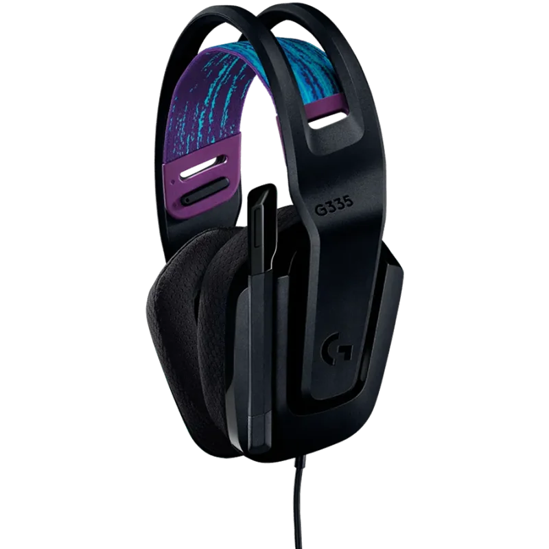 LOGITECH G335 Wired Gaming Headset - BLACK - 3.5 MM - 1