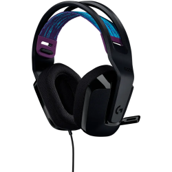 LOGITECH G335 Wired Gaming Headset - BLACK - 3.5 MM - 3