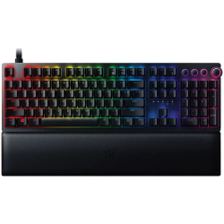 Razer Huntsman V2 Analog (Analog Switch), Optical Gaming Keyboard, US Layout, Doubleshot PBT Keycaps, Sound Dampening Foam, Raze