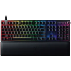 Razer Huntsman V2 Analog (Analog Switch), Optical Gaming Keyboard, US Layout, Doubleshot PBT Keycaps, Sound Dampening Foam, Raze