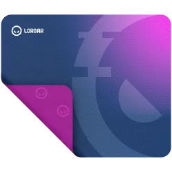 Lorgar Main 135, Gaming mouse pad, High-speed surface, Purple anti-slip rubber base, size: 500mm x 420mm x 3mm, weight 0.41kg - 