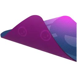 Lorgar Main 135, Gaming mouse pad, High-speed surface, Purple anti-slip rubber base, size: 500mm x 420mm x 3mm, weight 0.41kg - 