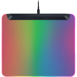 Razer Firefly V2 Pro, Fully Illuminated RGB Gaming Mouse Mat, Edge-to-Edge Backlit Design, 15-Zone Chroma Lighting, Integrated U